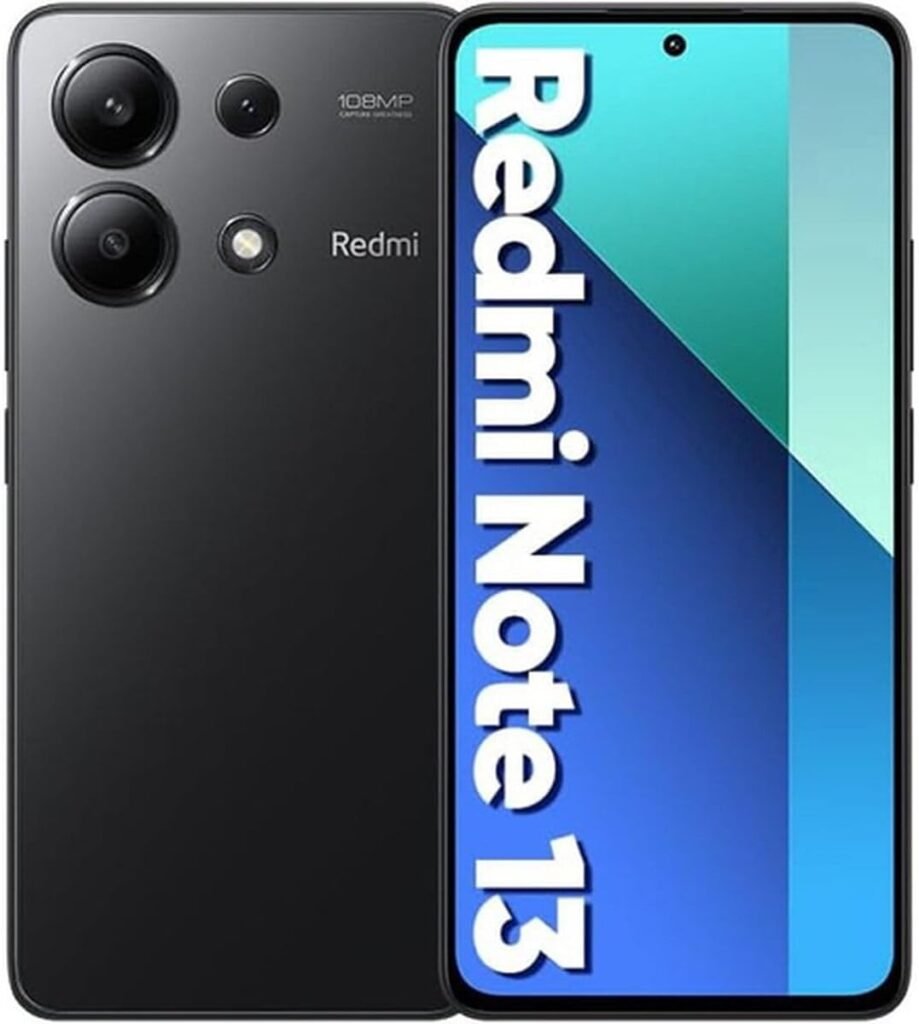 Smartphone Xiaomi Redmi Note 13 8+256G Global Version Powerful Snapdragon® performance 120Hz FHD+ AMOLED display 33W fast charging with 5000mAh battery (Black)